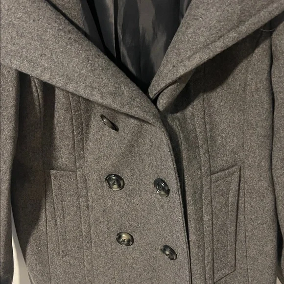 London Fog Dark Gray Peacoat - Picture 3 of 3
